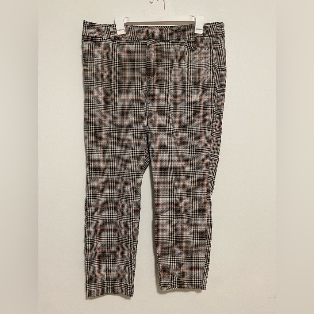 Plaid Pixie High Rise Pants